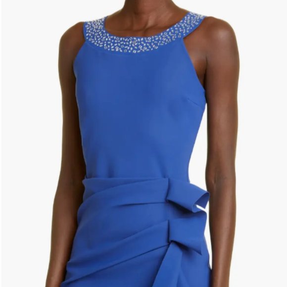 CHIARA BONI LA PETITE ROBE MARIANGELE NAUTICO COCKTAIL SHEATH DRESS 12 US/ 48 IT - Picture 4 of 9